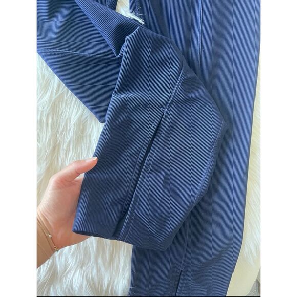 Beach Riot Sport Ribbed Leggings – Navy/Blue Colorblock – Size Medium NWOT - Picture 3 of 7
